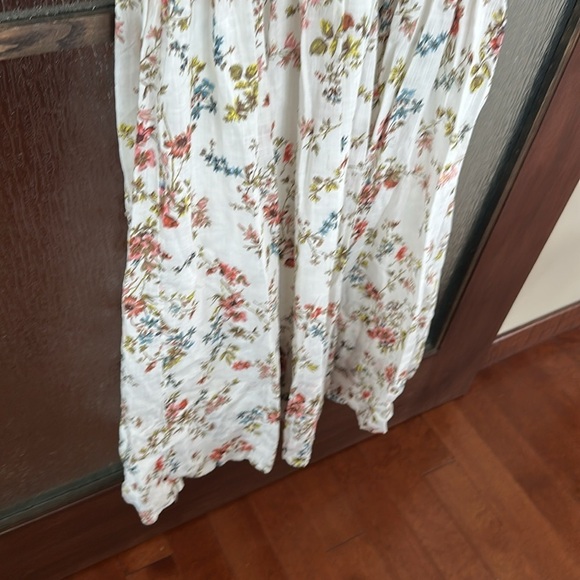 Anthropologie Floral Midi Dress with Ruffle Details size Small - Picture 14 of 16